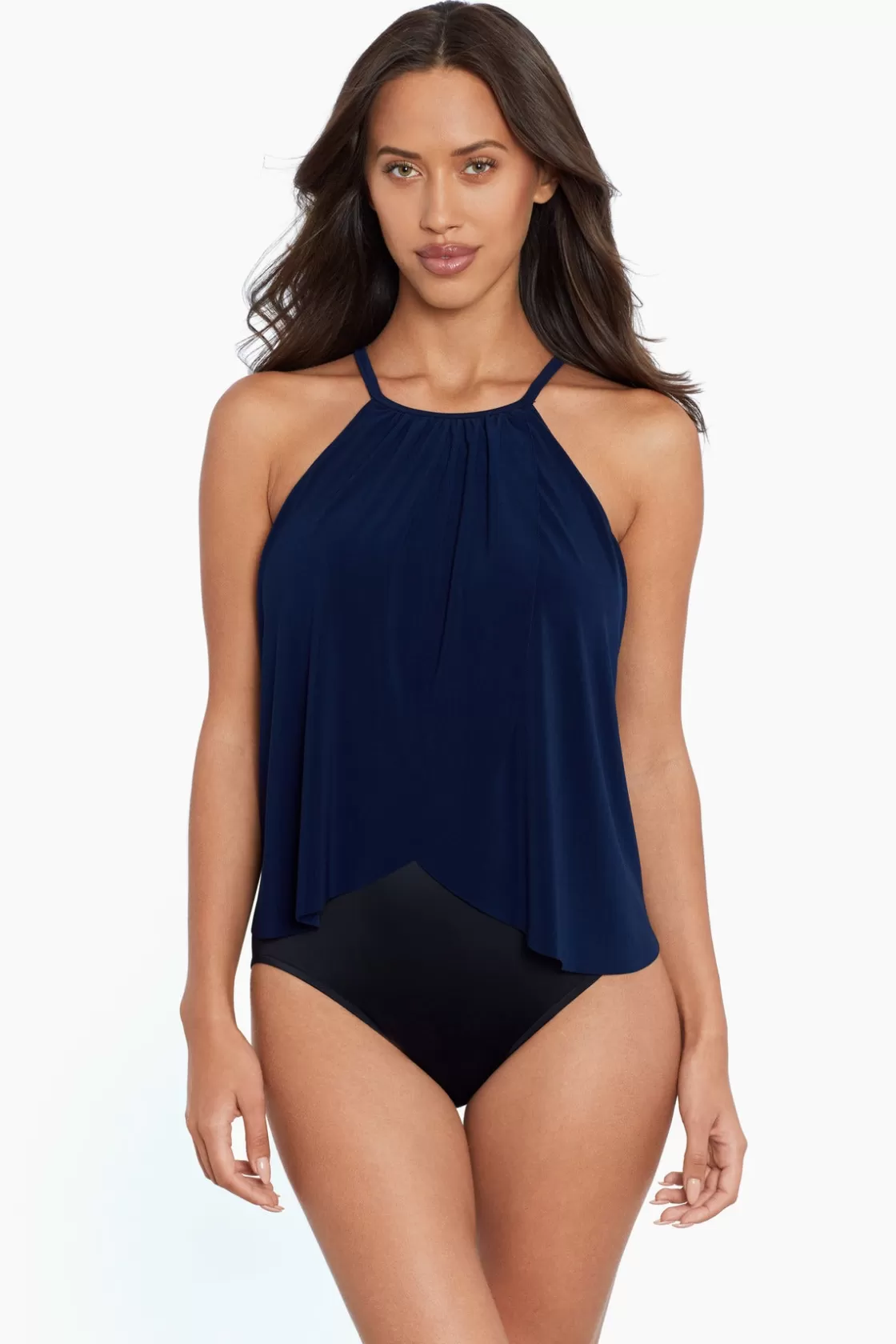 Miraclesuit One Piece^Aubrey One Piece Swimsuit Navy