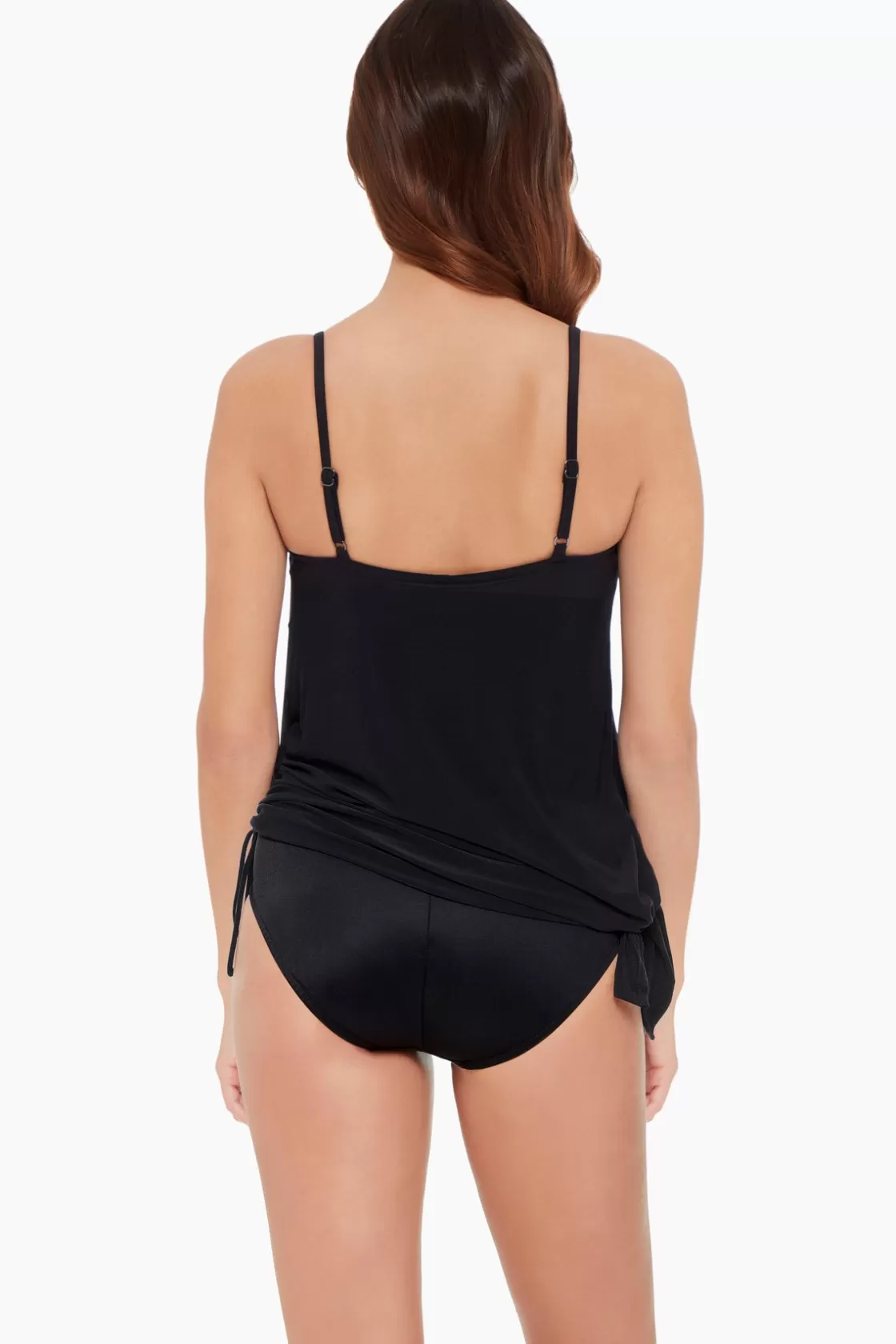 Miraclesuit Tankini Tops^Brynn Swim Dress DD-Cup Black