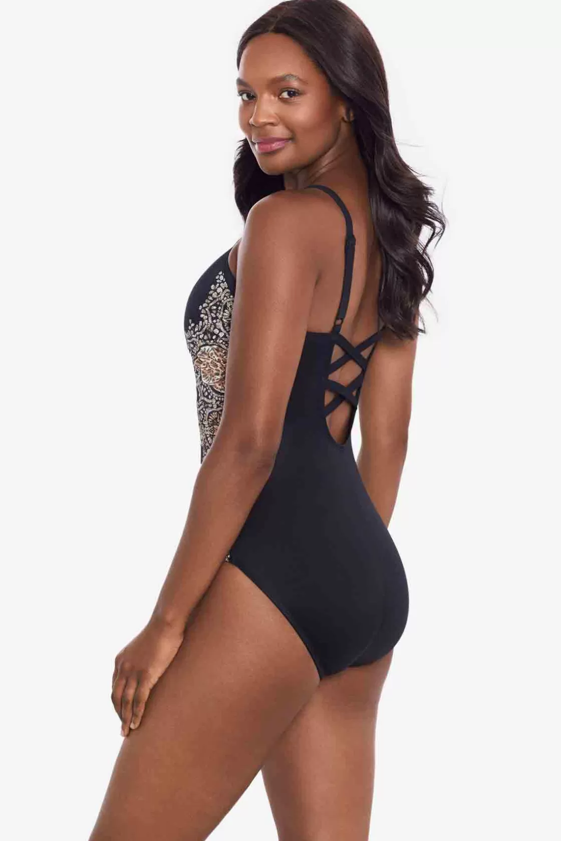 Miraclesuit One Piece^Cappadocia Temptation One Piece Swimsuit Black/Multi