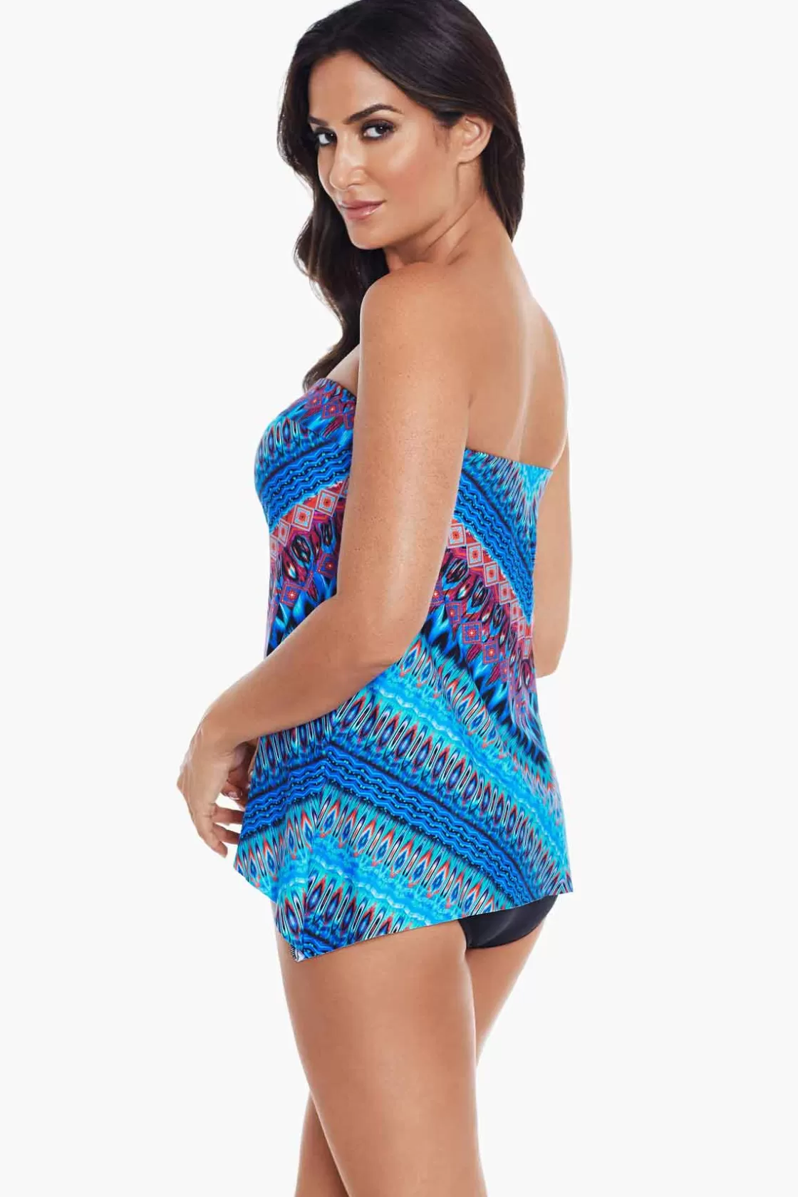 Miraclesuit Tankini Tops^Casablanca Bandini Tankini Top Blue