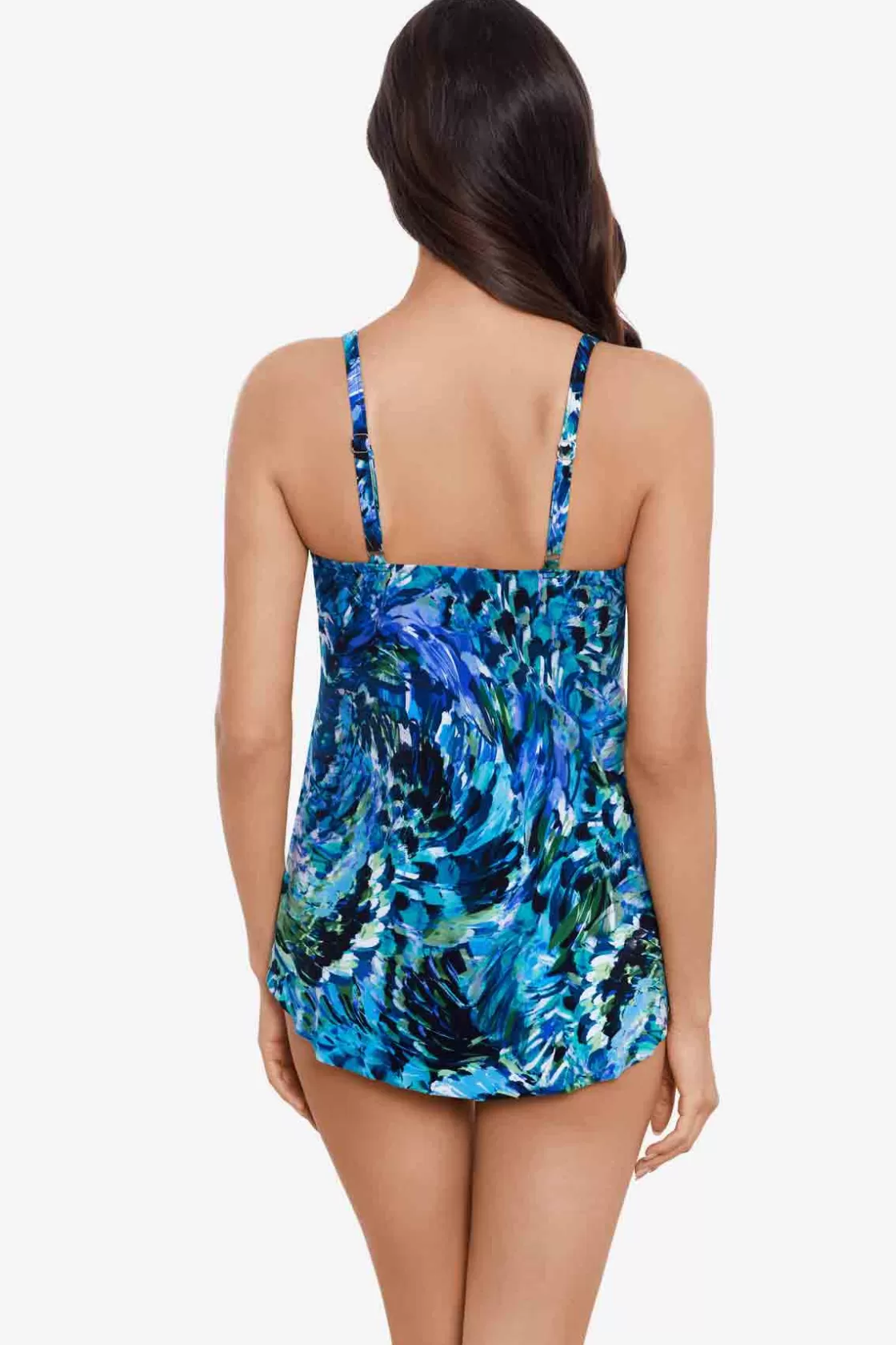 Miraclesuit Swim Bottoms | Plus^Chanticleer Grace Tankini Top Black/Multi