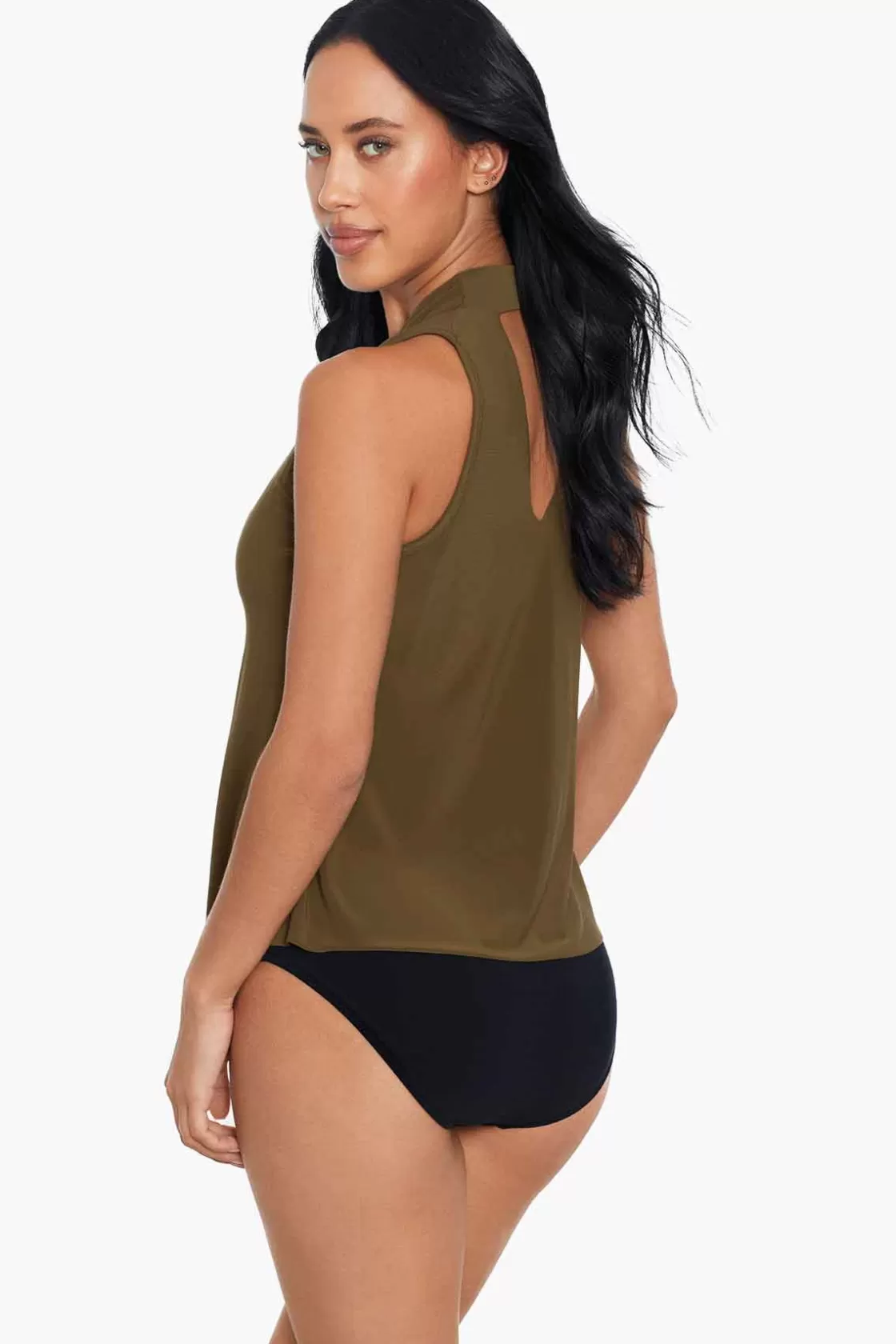 Miraclesuit Bandeau | One Piece^Charmed Life Izzy Tankini Top Mezze