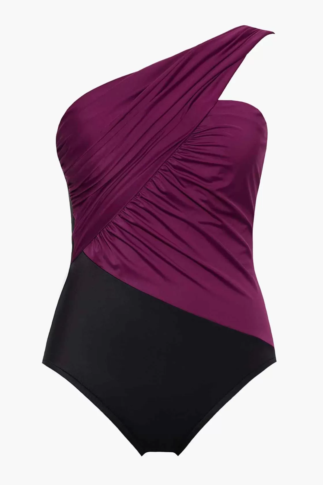 Miraclesuit Tankini Tops^Colorblock Goddess One Piece Swimsuit Navy