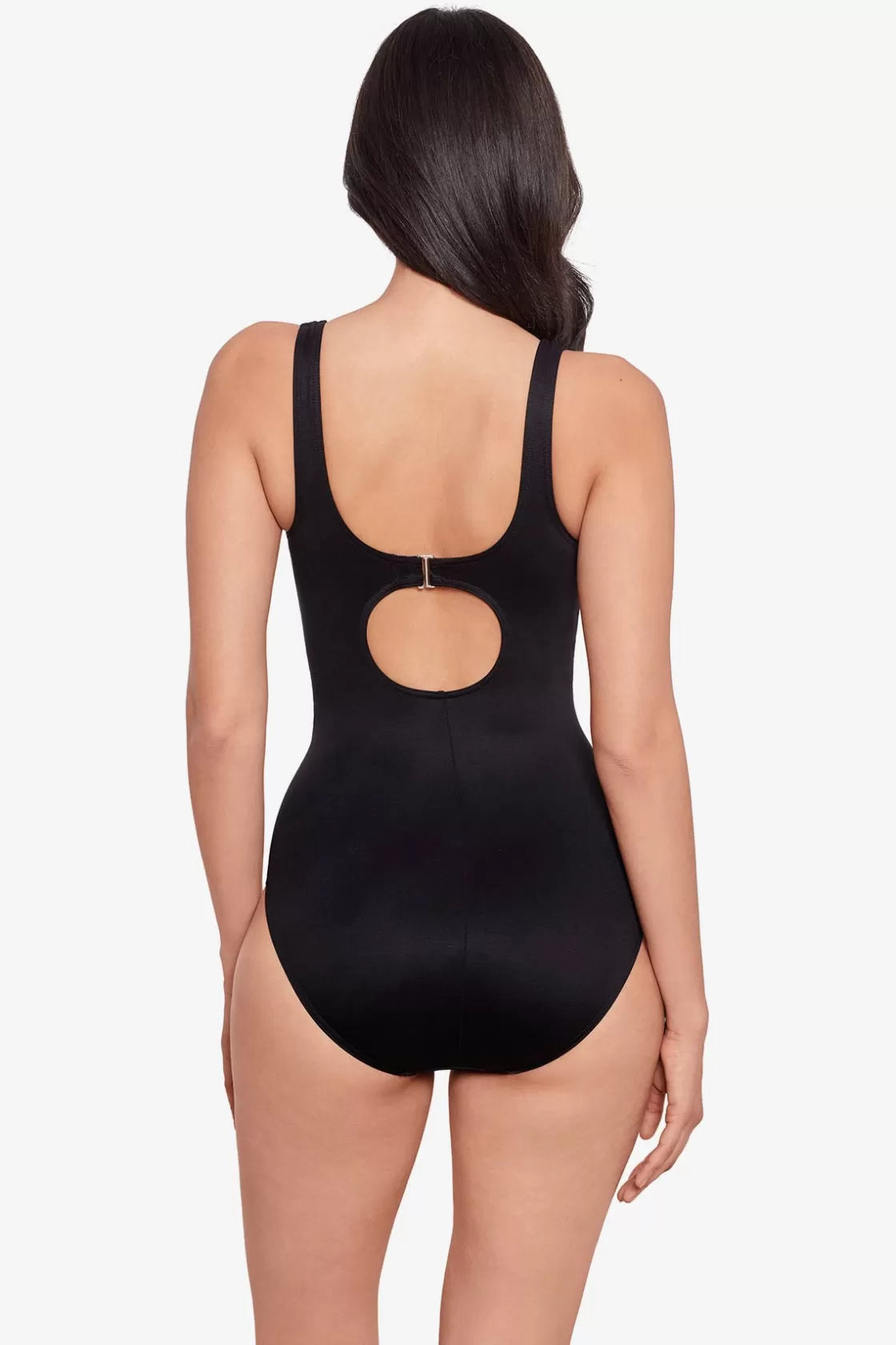 Miraclesuit One Piece^Colorblock Helix One Piece Swimsuit DDD-Cup Black/White