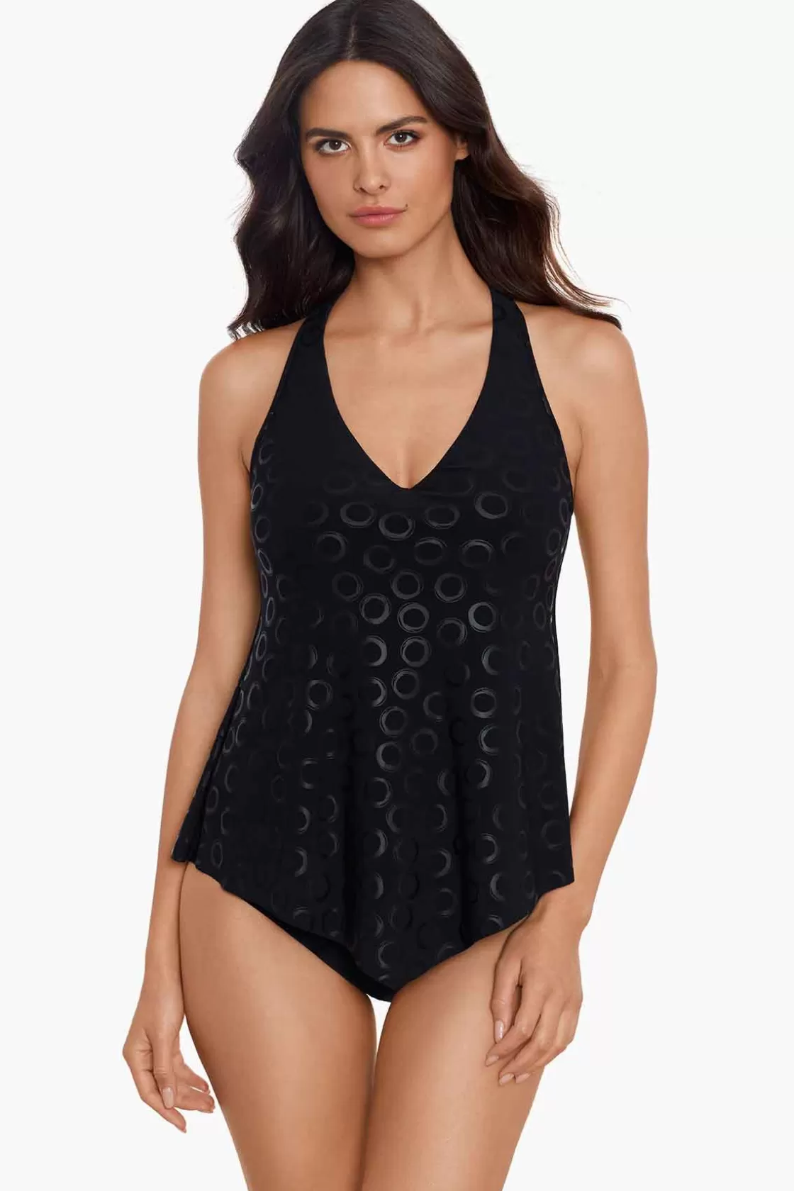 Miraclesuit Swim Dress | One Piece^Cosmos Taylor Tankini Top Black/Multi