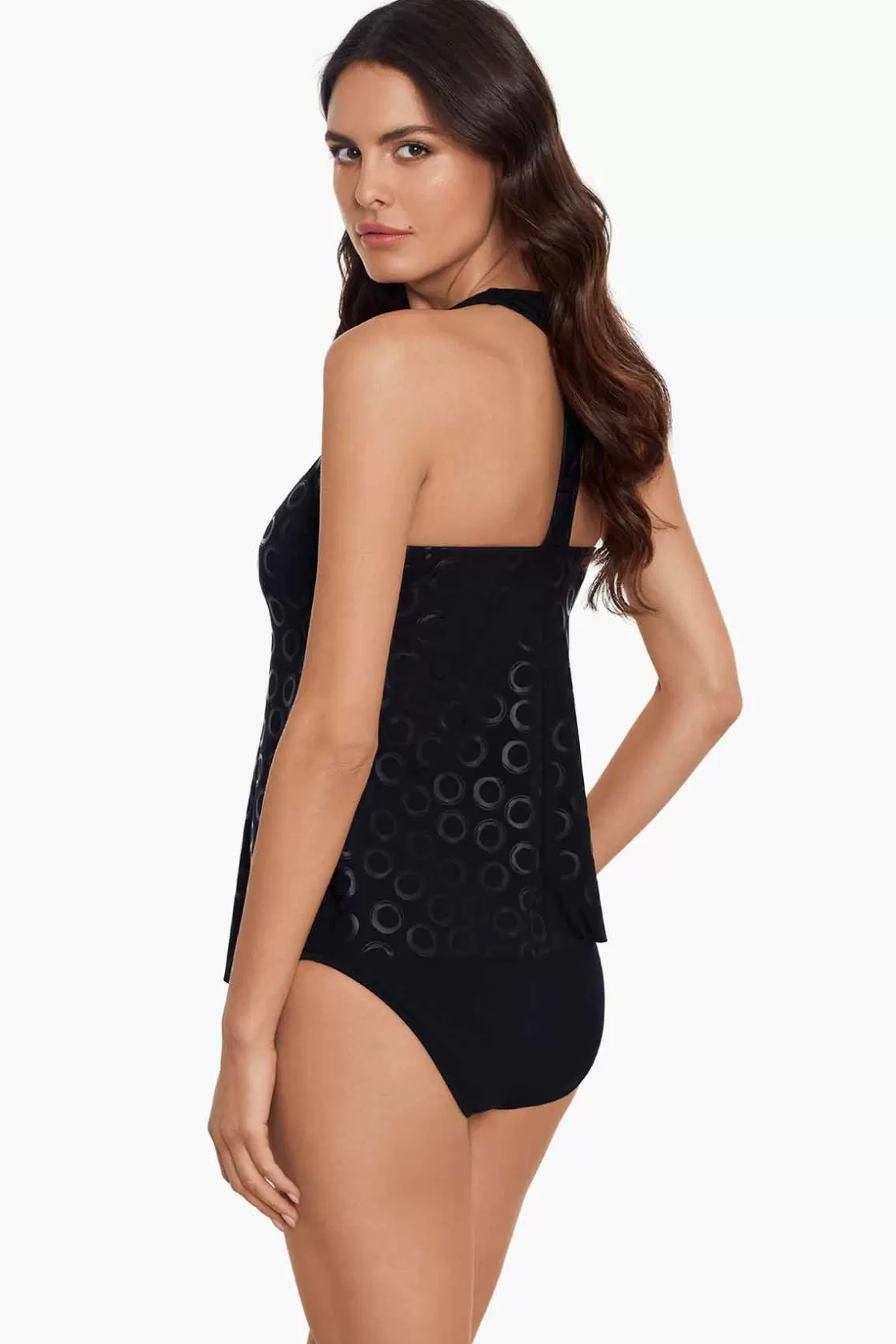 Miraclesuit Swim Dress | One Piece^Cosmos Taylor Tankini Top Black/Multi