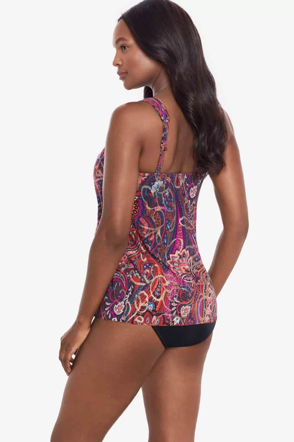 Miraclesuit Swim Bottoms^Dynasty Dazzle Tankini Top Multi