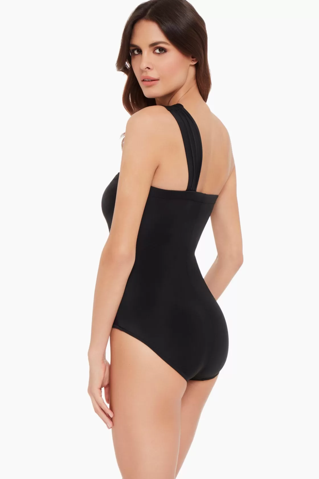 Miraclesuit Tankini Tops^Goddess One Piece Swimsuit Black