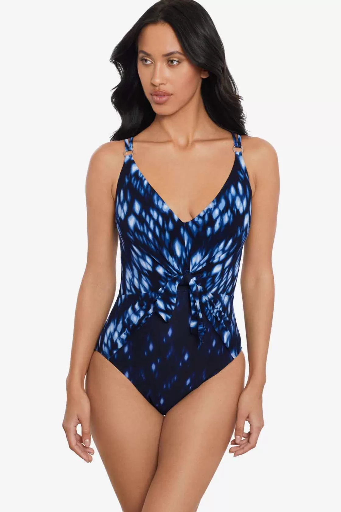 Miraclesuit One Piece^Indio Saki One Piece Swimsuit Blue/Multi