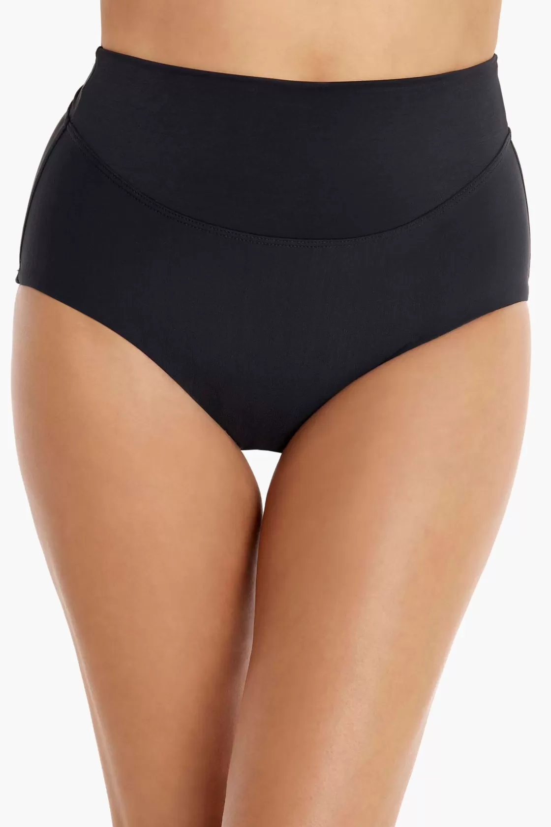 Miraclesuit Tankini Tops^Martini High Waist Swim Bottom Black