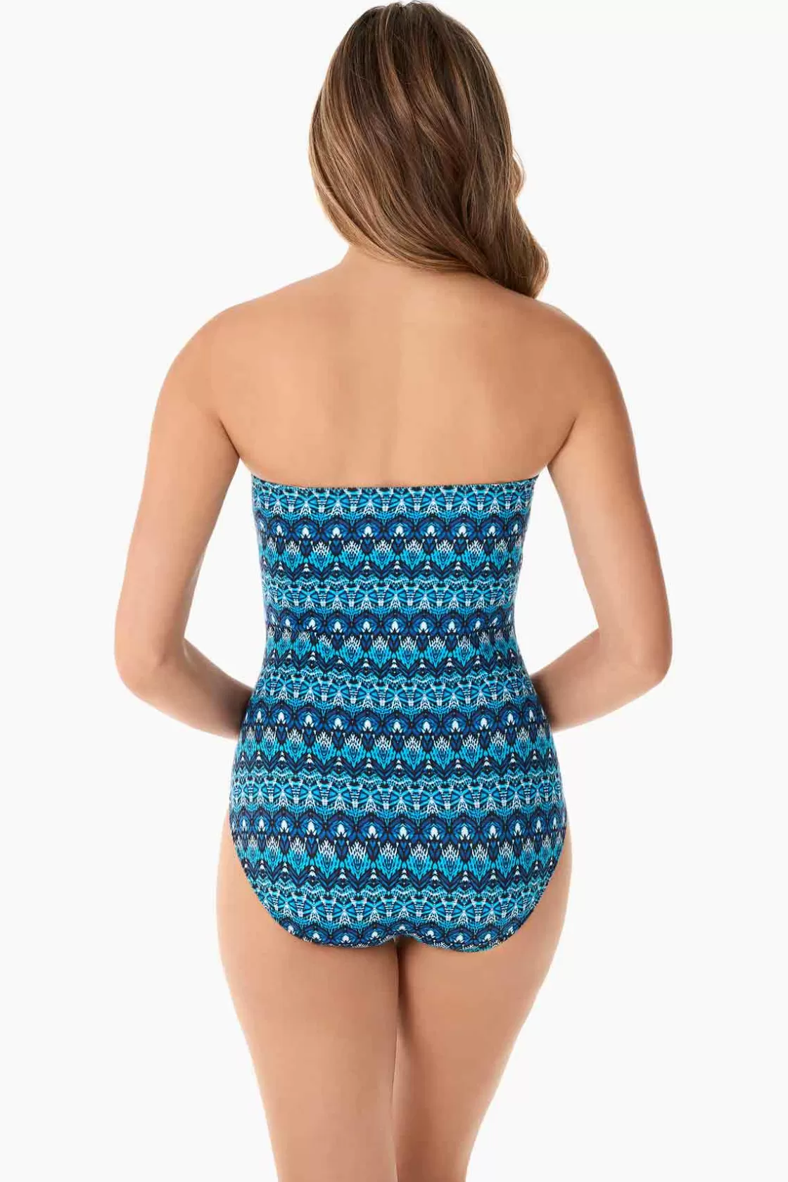 Miraclesuit Tankini Tops | Bra-Sized Swim^Mosaica Seville One Piece Swimsuit Blue