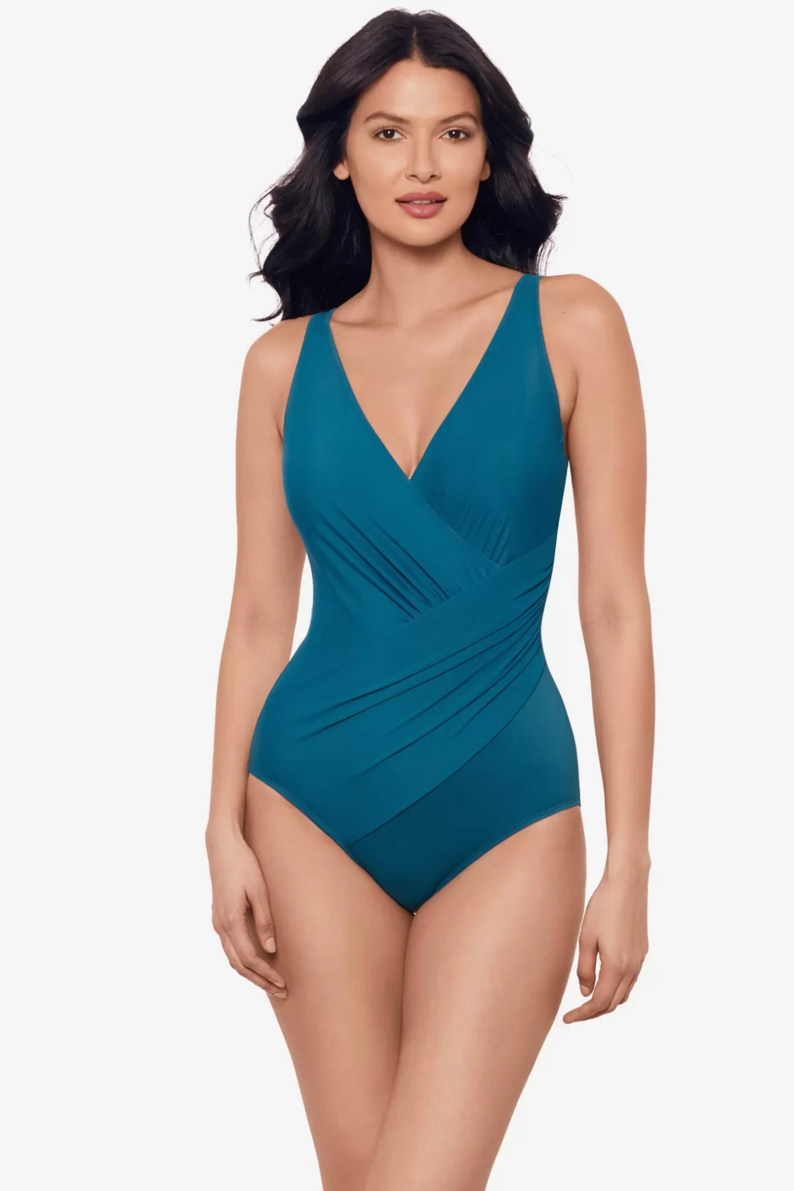 Miraclesuit Bandeau | One Piece^Must Haves Oceanus One Piece Swimsuit Aegean