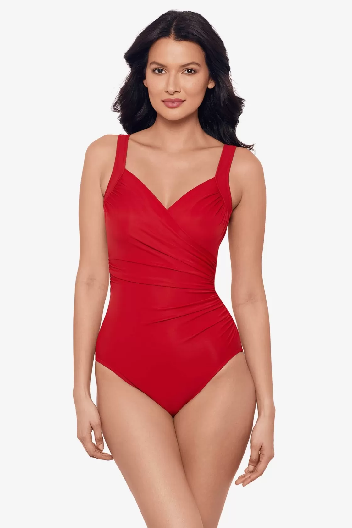 Miraclesuit Cover Ups^Must Haves Sanibel One Piece Swimsuit Cayenne