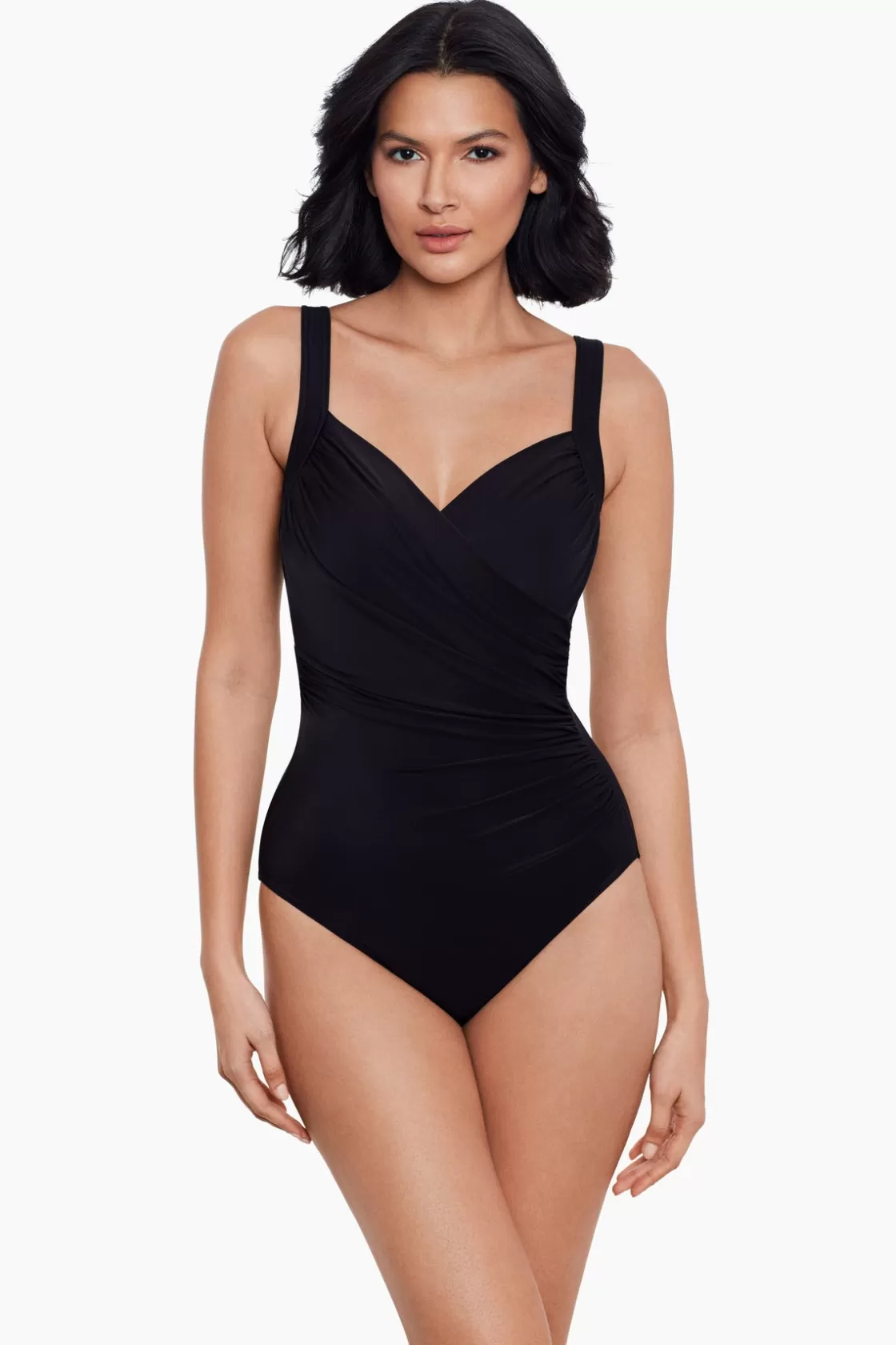 Miraclesuit One Piece^Must Haves Sanibel One Piece Swimsuit DDD-Cup Black