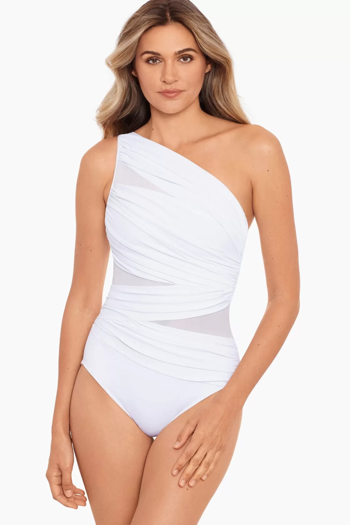 Miraclesuit One Piece^Network Jena One Piece Swimsuit White