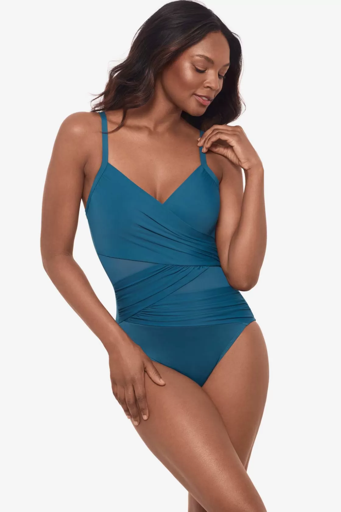 Miraclesuit One Piece^Network Mystique One Piece Swimsuit Aegean