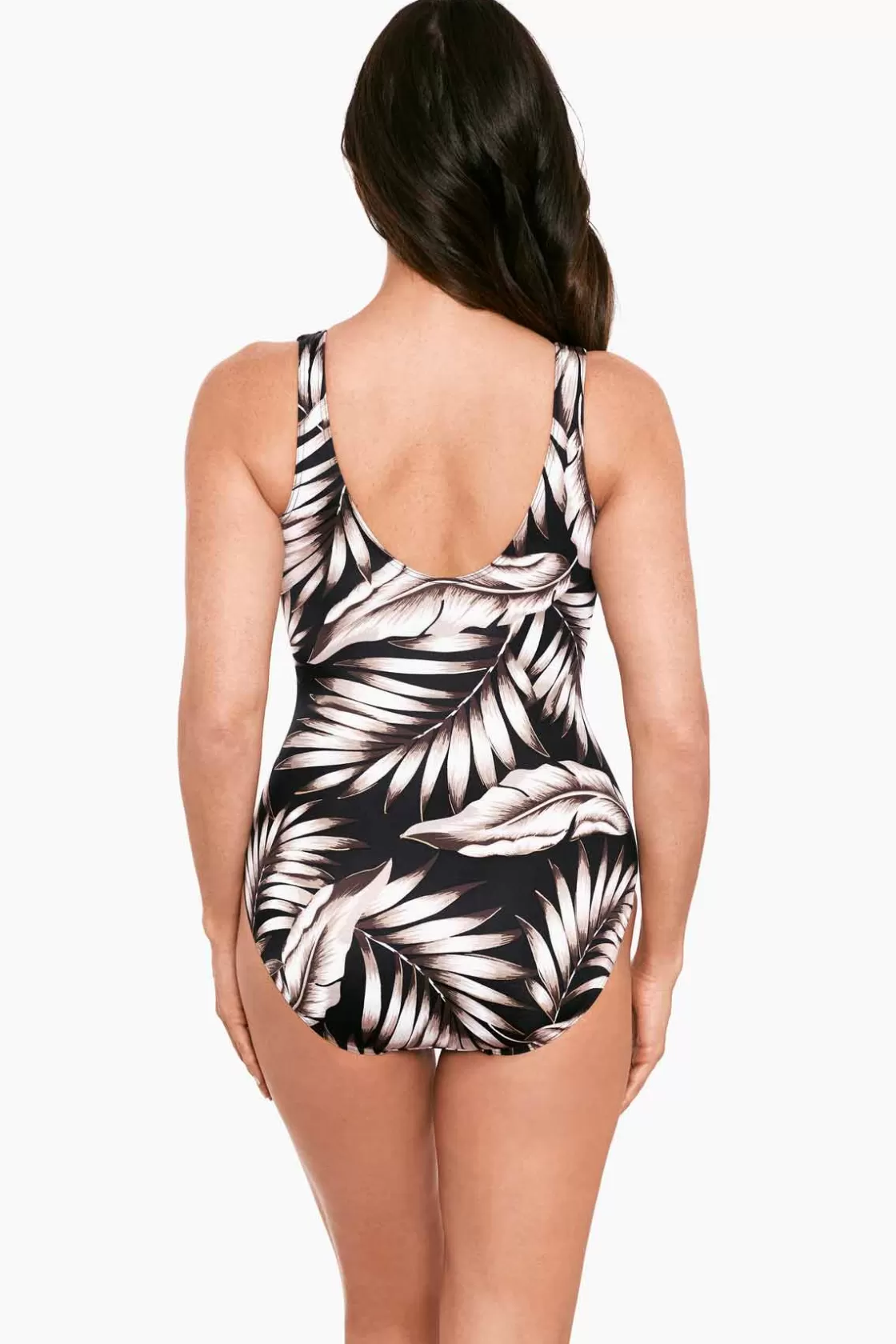 Miraclesuit One Piece^Oasis Colorblock It's A Wrap One Piece Swimsuit Black/Multi