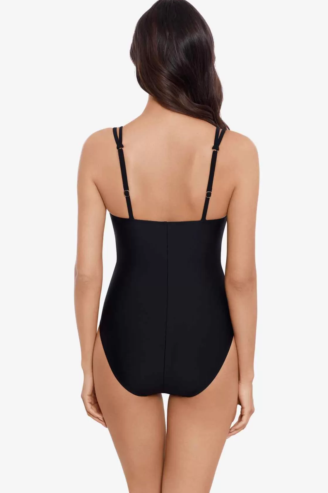 Miraclesuit One Piece^Obi One Saki One Piece Swimsuit Black