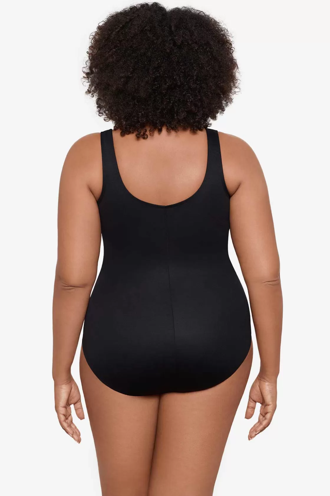Miraclesuit One Piece^Plus Size Flor De Mare Oceanus One Piece Swimsuit Black/Multi