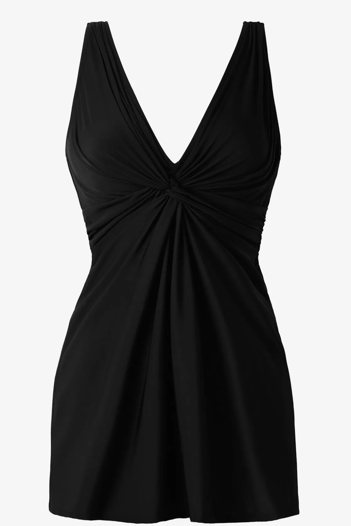 Miraclesuit Tankini Tops^Plus Size Must Haves Marais One Piece Swim Dress Black