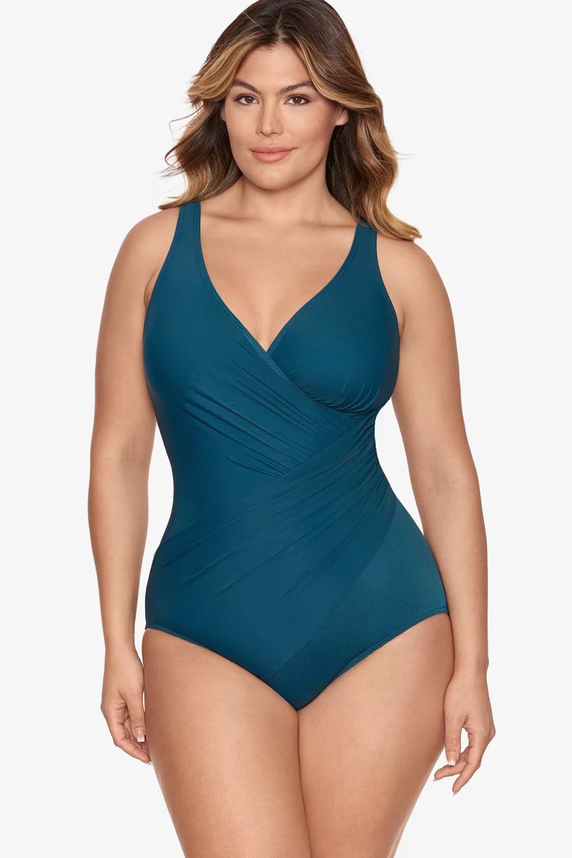 Miraclesuit One Piece^Plus Size Must Haves Oceanus One Piece Swimsuit Aegean
