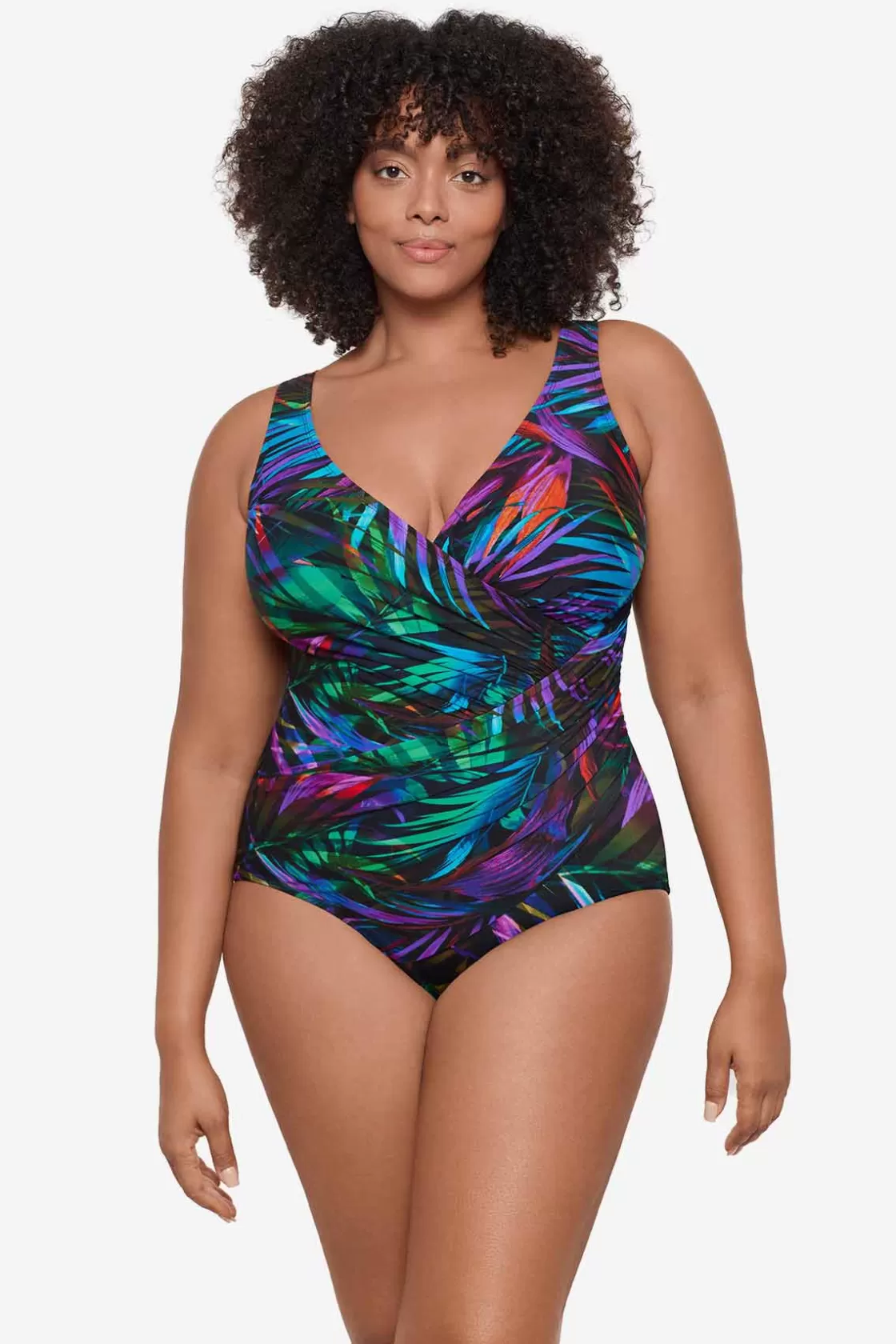 Miraclesuit One Piece^Plus Size Palma Paradiso Oceanus One Piece Swimsuit Multi