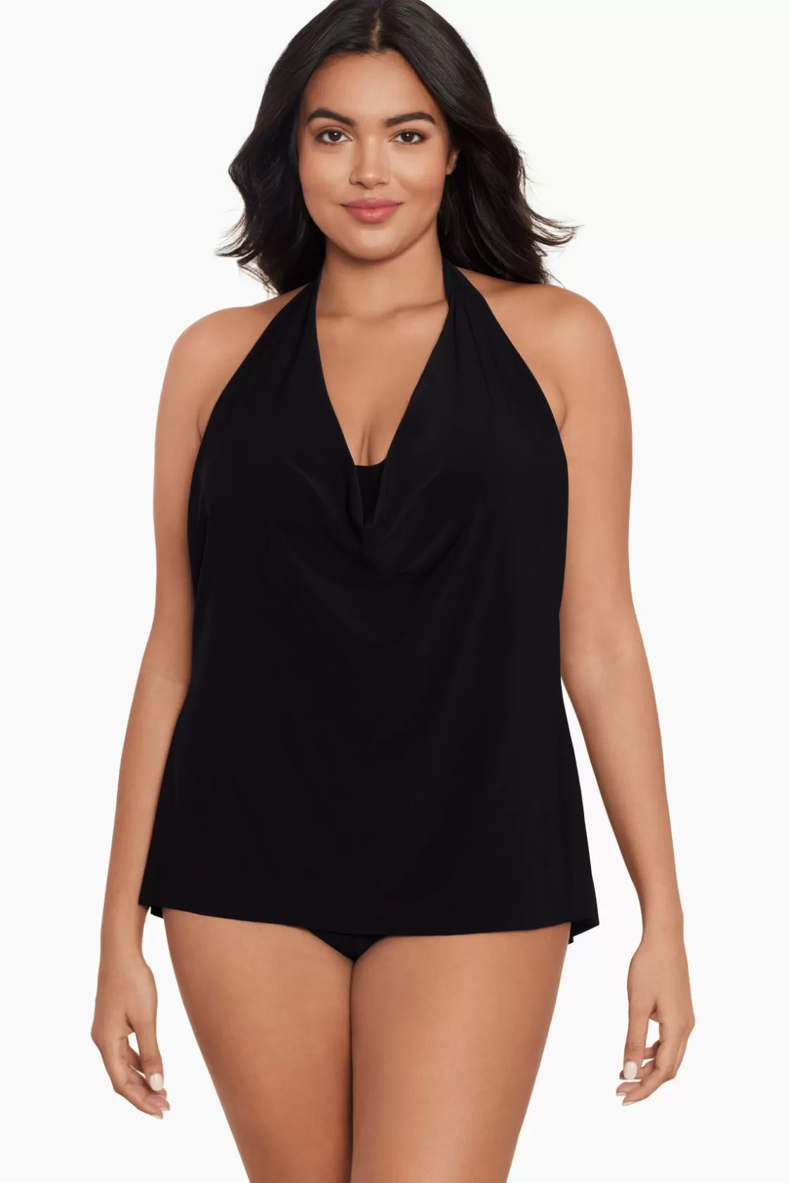 Miraclesuit One Piece | Dd+ Cup^Plus Size Sophie Tankini Top Black