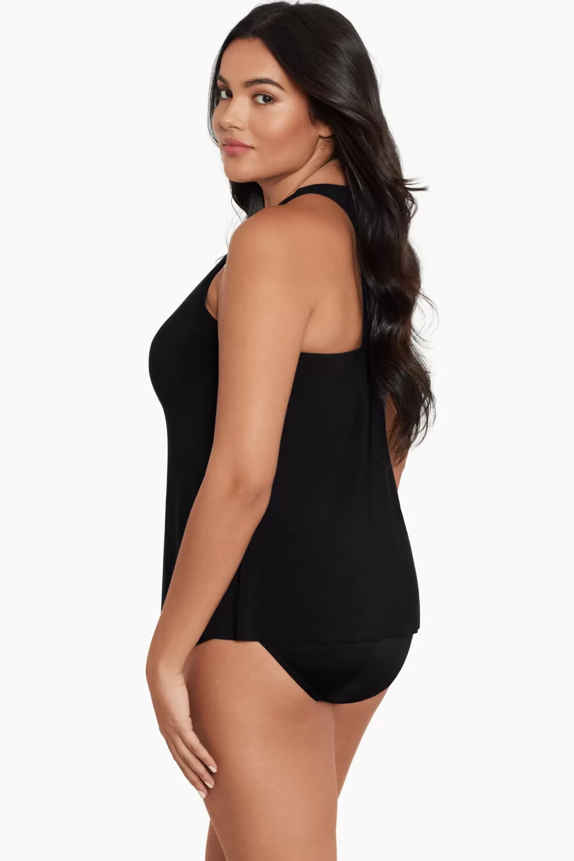 Miraclesuit One Piece | Dd+ Cup^Plus Size Taylor Tankini Top Black