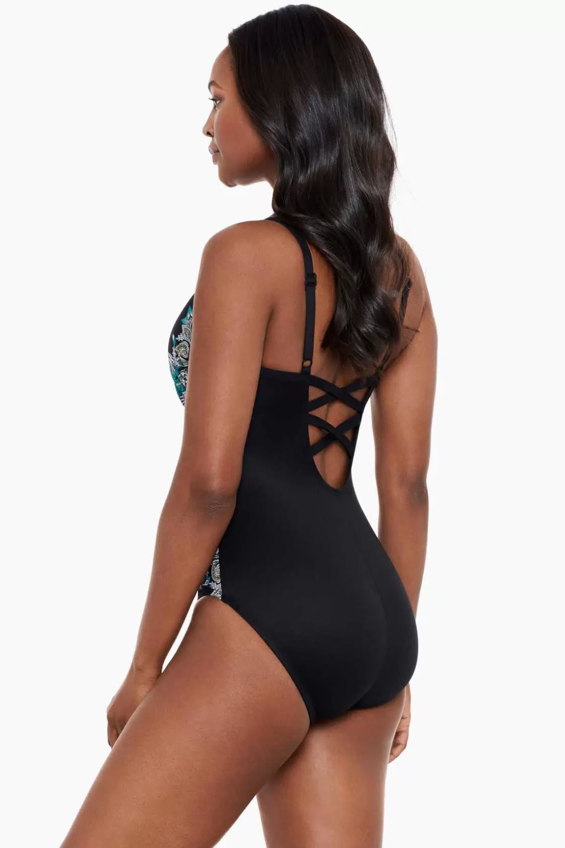 Miraclesuit One Piece^Precioso Temptation One Piece Swimsuit Black/Multi