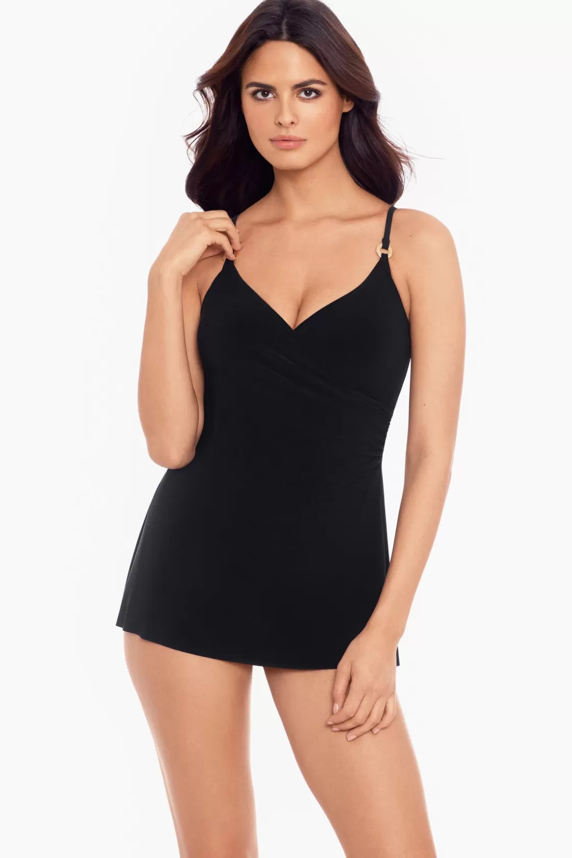 Miraclesuit Tankini Tops^Put A Ring On It Willow One Piece Swimsuit Black