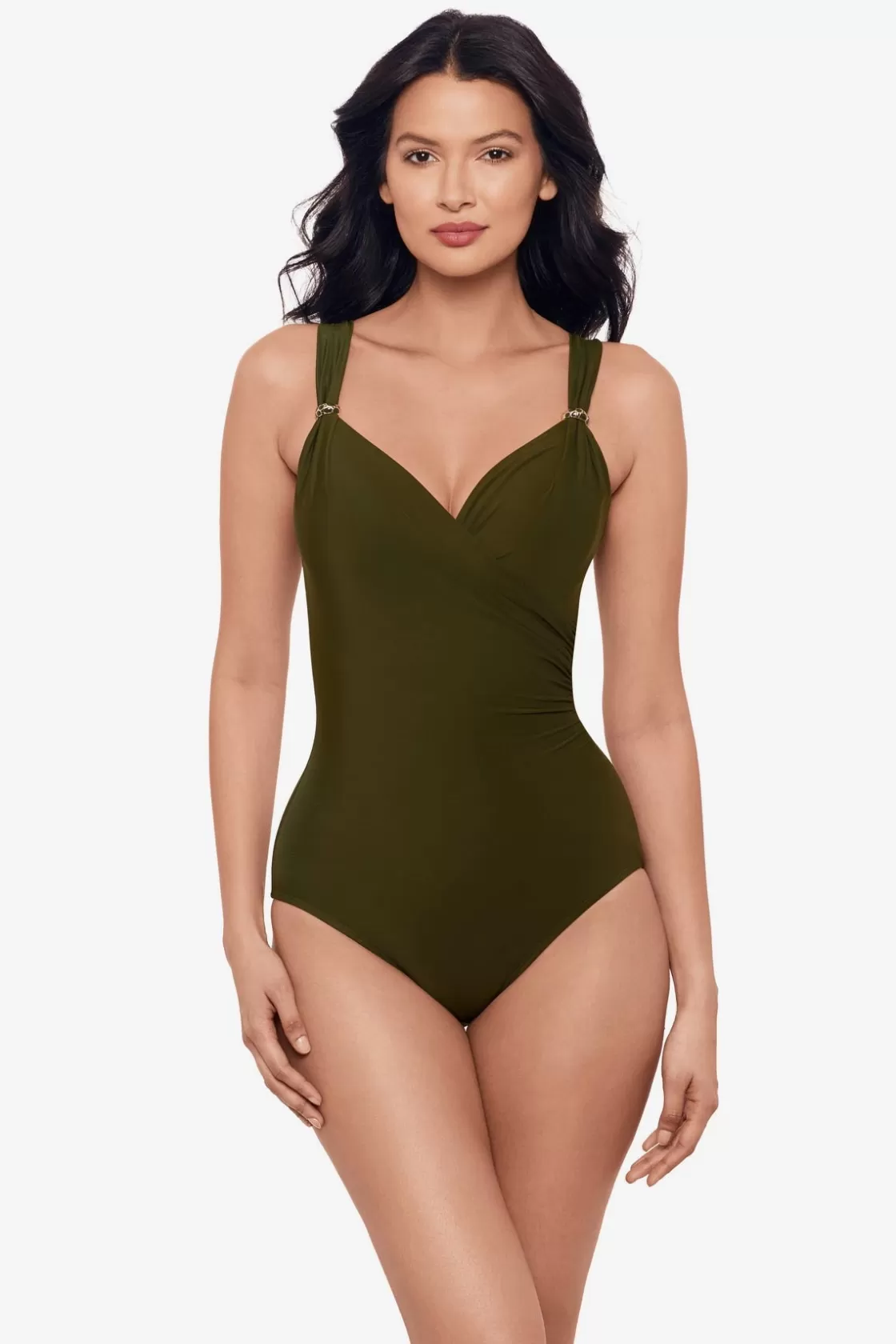 Miraclesuit Cover Ups^Razzle Dazzle Siren One Piece Swimsuit Nori