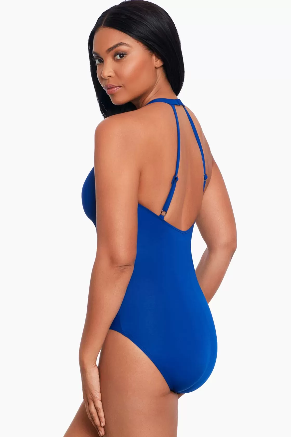 Miraclesuit Cover Ups^Rock Solid Wrapsody One Piece Swimsuit Azul