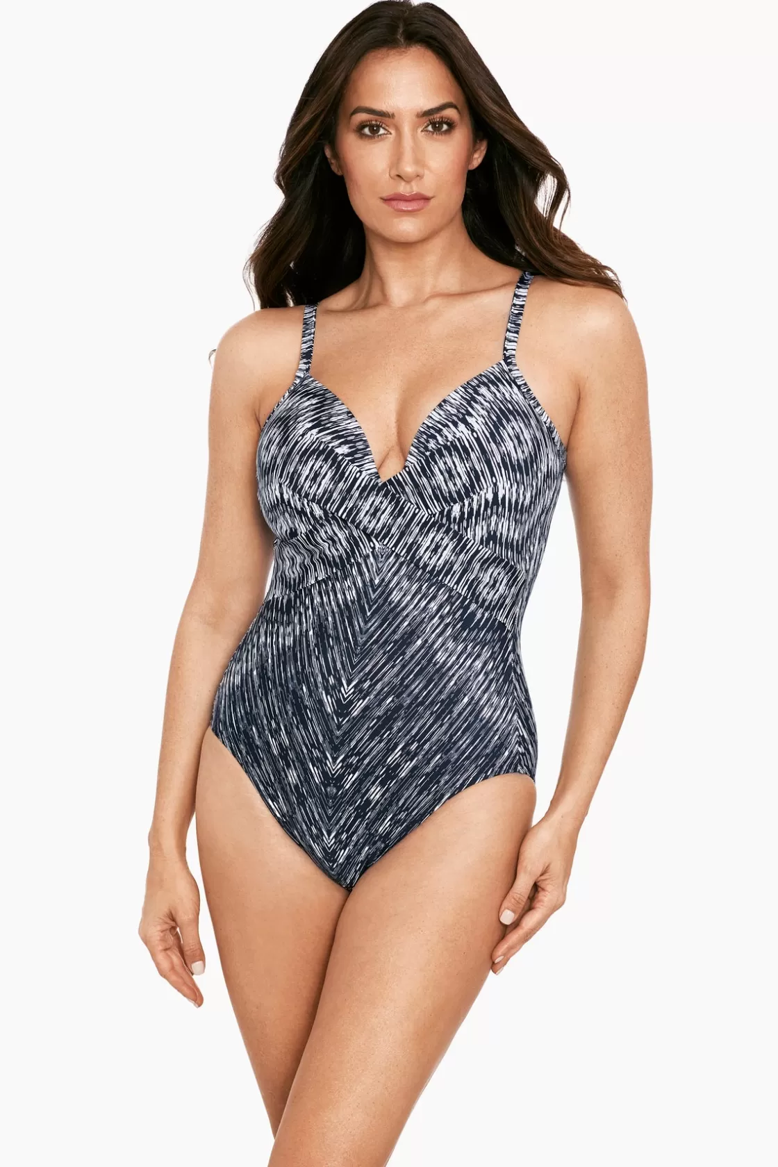 Miraclesuit Plus | Tankini Tops^Silver Shores Captivate One Piece Swimsuit Midnight