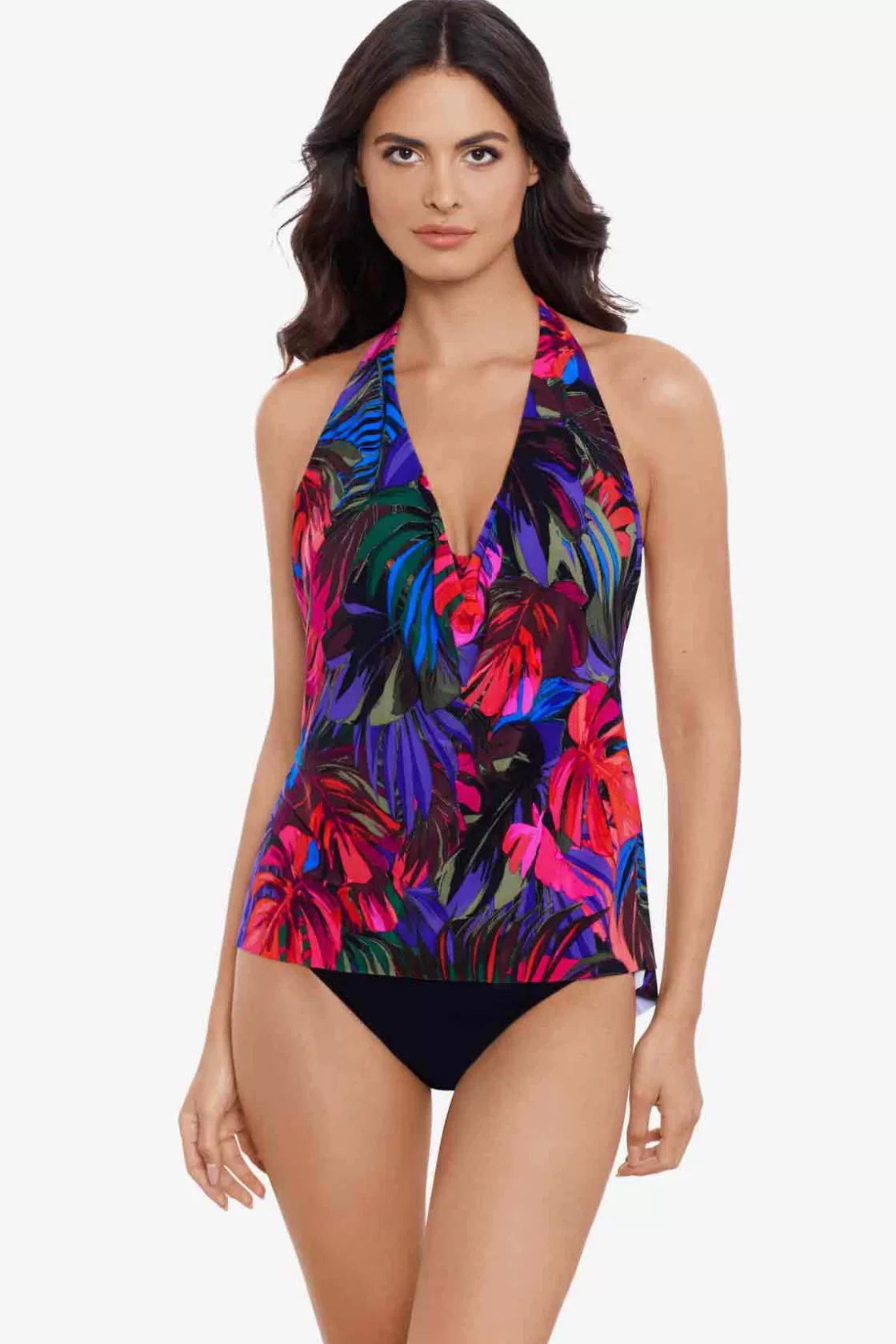 Miraclesuit Swim Bottoms | Plus^Summer Lovin Sophie Tankini Top Multi