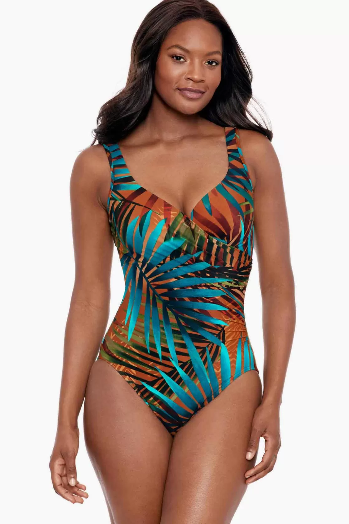 Miraclesuit One Piece^Tamara Tigre It's A Wrap One Piece Swimsuit Multi