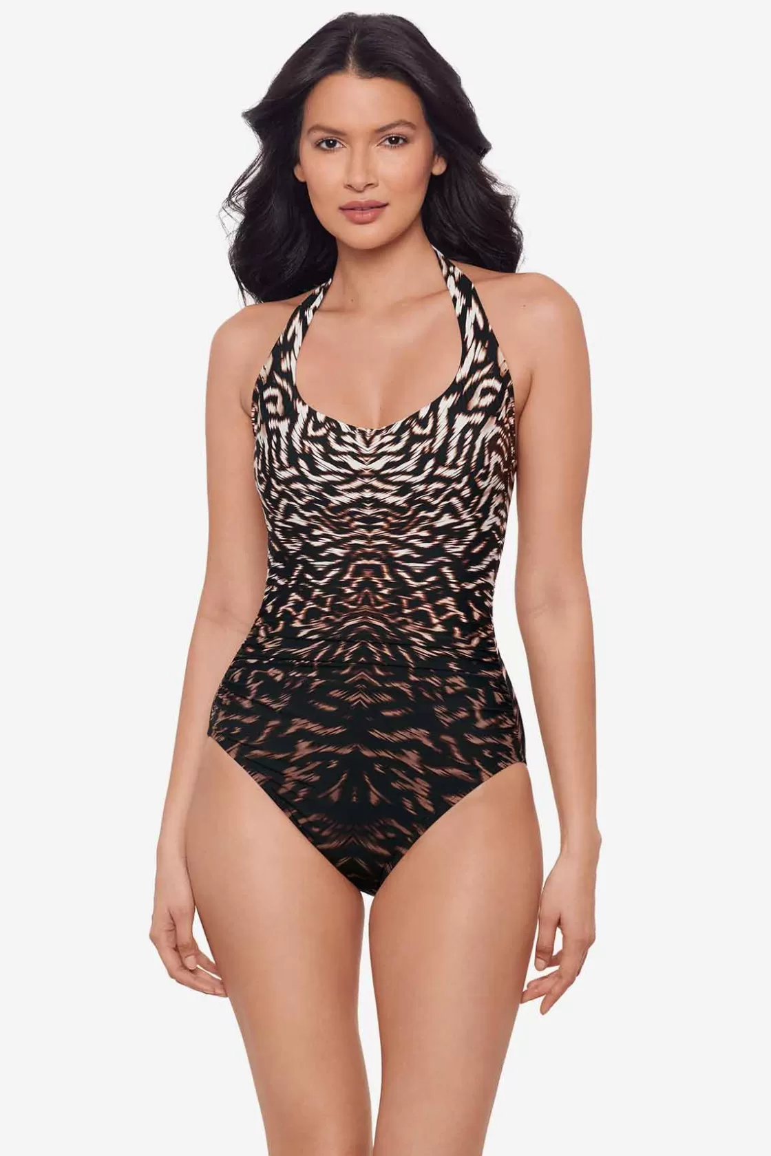 Miraclesuit Cover Ups^Topkapi Utopia One Piece Swimsuit Black/Multi