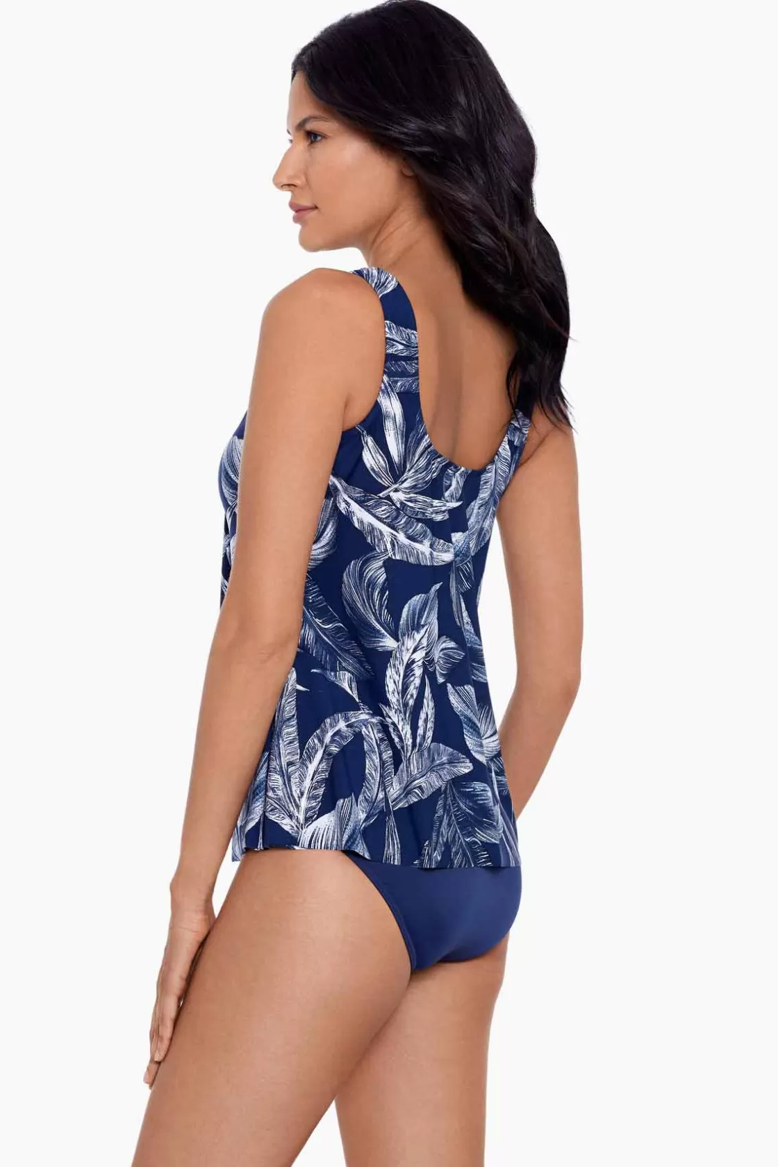 Miraclesuit Tankini Tops^Tropica Toile Ursula Tankini Top Midnight