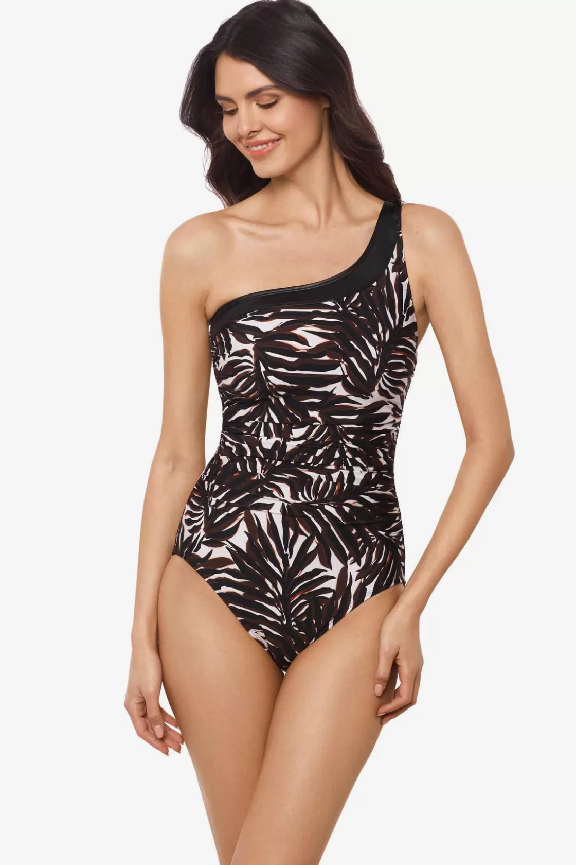 Miraclesuit One Piece^Ventana Lita One Piece Swimsuit Brown/Multi